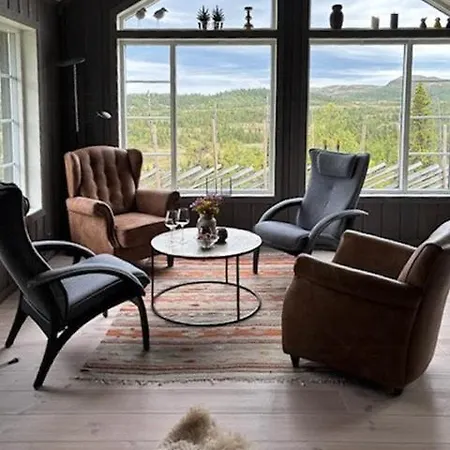 بيت للعطل Hytte Med Panoramautsikt Over Fjellet